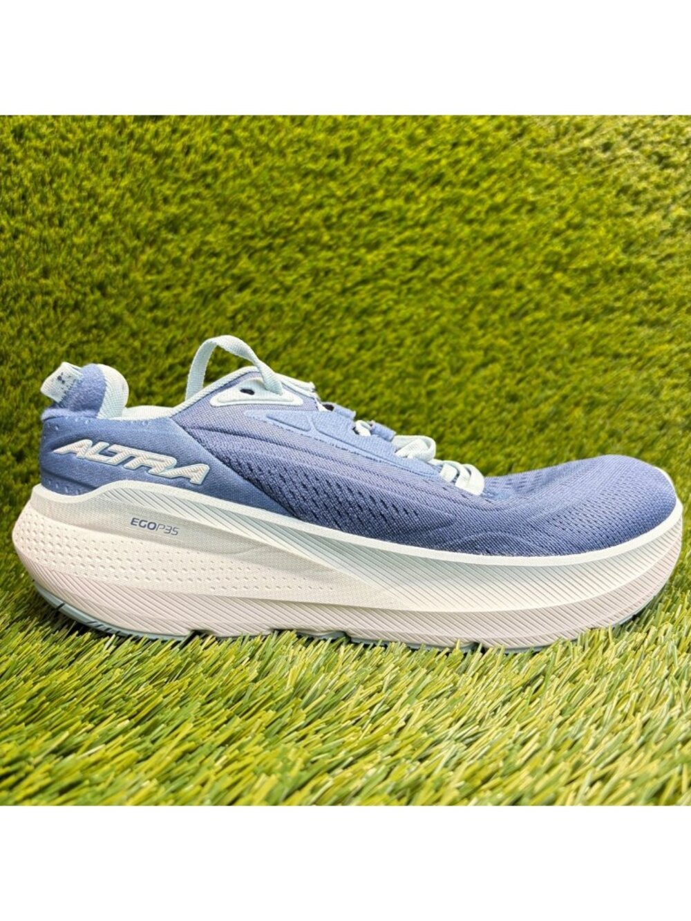 Altra FWD Via 2 Womens Size 9 Blue White Athletic Running Walking Shoes Sneakers